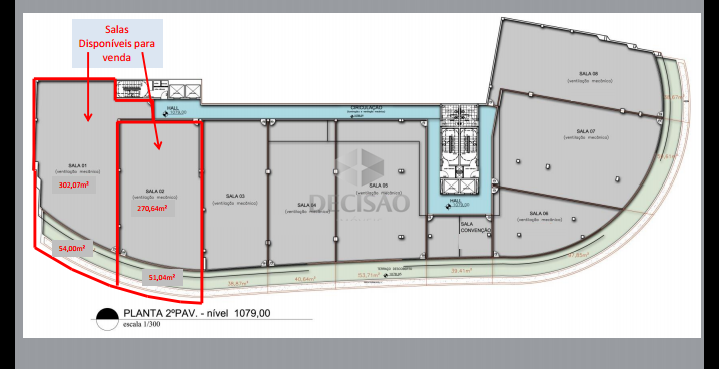 Sala à venda no Santa Lucia: 